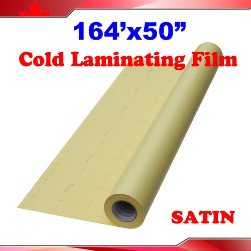 New Arrival 2Mil 50&#034;X164&#039;  Satin UV Luster Cold Laminating Film for Laminator