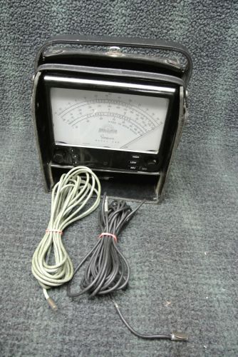 Vintage Simpson 389 Therm O Meter With Case And Probes Accurate !