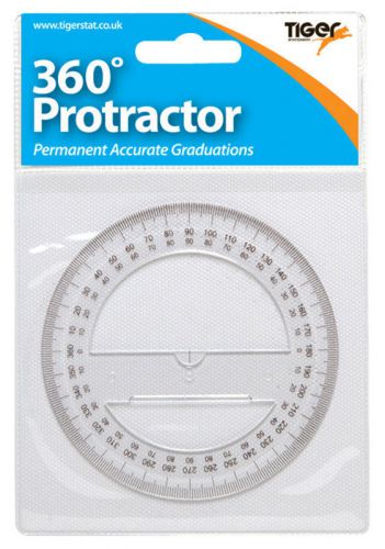 Pack of 12 360 Degree Protractors - Protracter School Maths