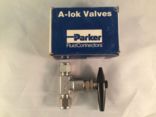 Parker 6a-d4k-ss a-lok stainless steel ball valve nib! for sale