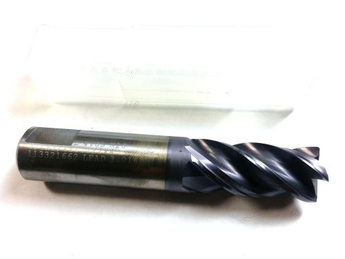 1/2&#034; Hanita Varimill Carbide TialN 4 Flute End Mill (O 917)