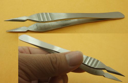 Non-magnetic stainless steel tweezers plier service tool for jewelry ics smd smt for sale