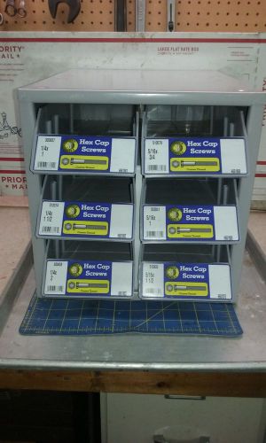 Hardware parts fasteners tool retail 6 bin storage cabinet drawer organizer for sale