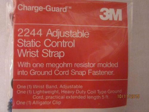 3M CHARGE GAURD ADJUSTABLE STATIC CONTROL WRIST STRAP 2224