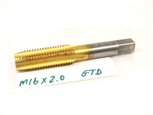 LIGHTLY USED GREENFIELD USA M16 x 2.0 D6 HSG TiN PLUG METRIC HAND TAP