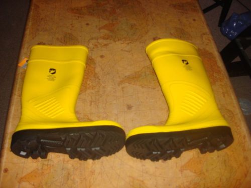 ONGUARD POLYURETHANE BOOT YELLOW STEEL TOE ASTM F2413-11  YELLOW NEW  SIZE 7 US