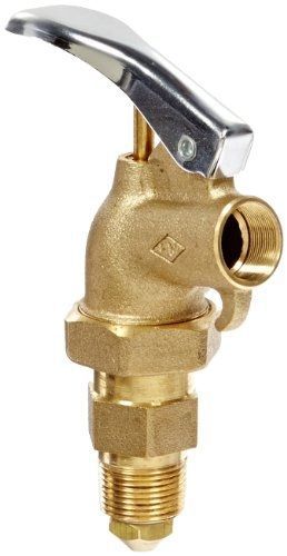 Wesco 272037 Heavy Duty Brass Adjustable Shank Faucet with PTFE Gasket, 0.75&#034;