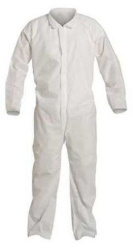 Collared Disp. Coverall  White  3XL  PK 25
