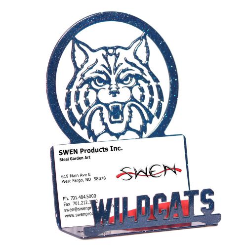 Swen products arizona wildcats blue metal business card holder for sale