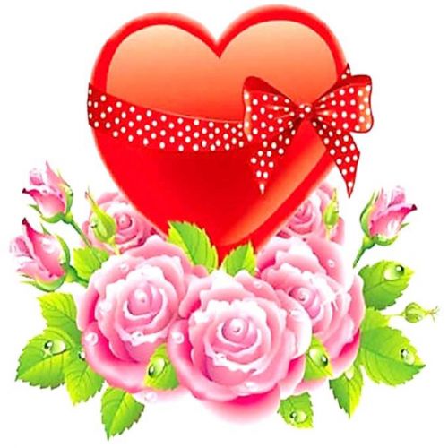 30 Custom Valentine Heart Art Personalized Address Labels