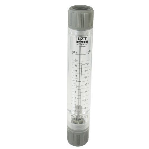 uxcell 2-20GPM Water Tube Design Liquid Flowmeter Measure 1&#034;PT Dia Input