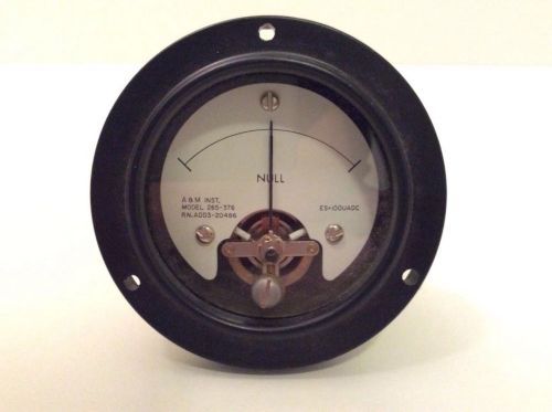 A&amp;M Instruments Model 265-376 #ADD3-20486, Meter