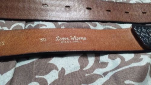 Don Hume Size 34 Leather Belt