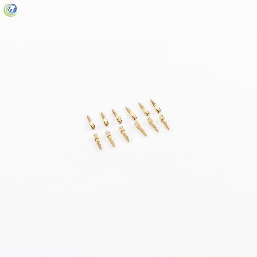 Dental Gold Plated Screw Posts Cross Head Refill Size Extra Large 5 XL5 12/Box