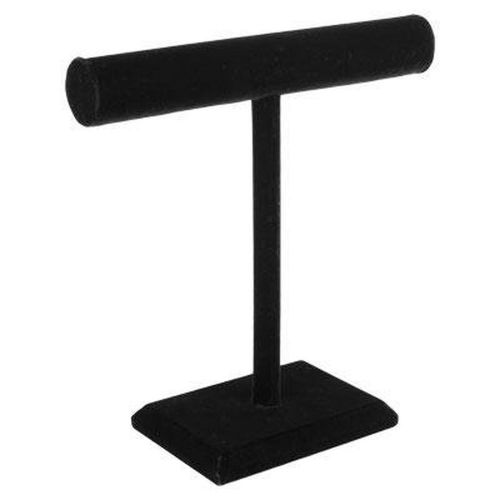 Black Velvet Necklace T-Bar Jewelry Display Stand !
