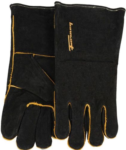 Forney 53426 Black Leather Men&#039;s Welding Gloves, X-Large