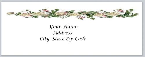30 Personalized Flowers Return Address Labels Buy 3 get 1 free (bo58)