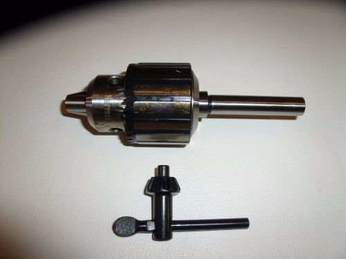 1/2 Keyed Drill Chuck with JT33 Taper &amp; 1/2 in Straight Shank 1/32&#034; -1/2&#034; CNC