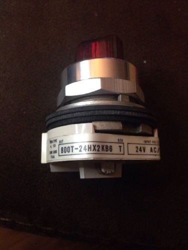 New Allen Bradley 800T-24HX2KB6 Maintained Lighted Selector Switch 2 Position