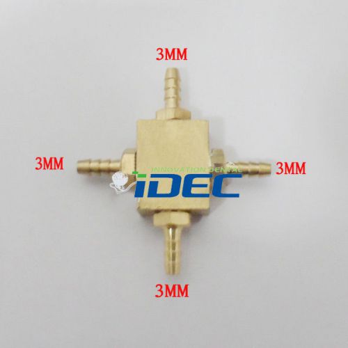 Dental valve 4-way connection cross valve for dental chair 3*3*3*3mm 1PC