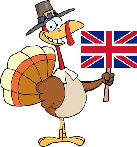 30 Custom British Turkey Personalized Address Labels