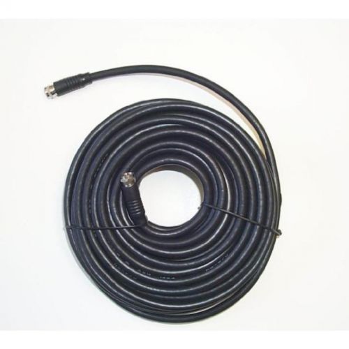 50&#039; Black Rg-6 H.D. Coax With Fittings Black Point TV Wire and Cable BV-085