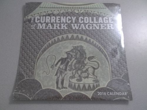 The Currency Collage of Mark Wagner Art 2016 Monthly Wall Calendar Money Finance