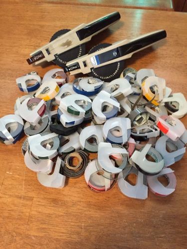 Dymo 1530 Label Makers with 50 Tape Rolls Color Variety