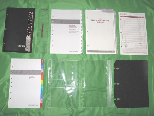 Classic ~ 1 year undated ~ refill lot day runner planner tabs franklin covey 688 for sale
