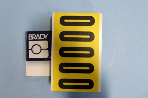 Brady 3460-o self-sticking label, lot of 126, new in bag for sale