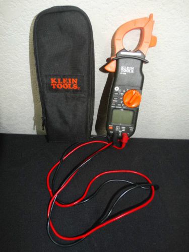 KLEIN TOOLS CL1000 MULTIMETER ELECTRIC METER W/ Carrying case - No Reserve
