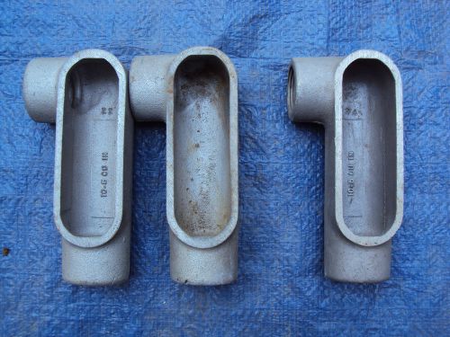 LOT OF 3 .  CROUSE-HINDS 1&#034; CONDUIT