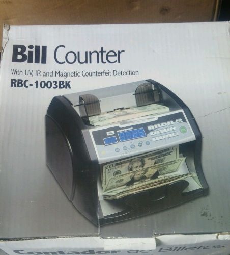 $ Royal Sovereign Bill Counter Digital Cash Counter RBC-1003BK *Tested