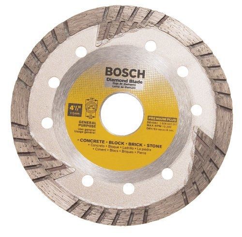 Bosch DB4563 Premium Plus 4-1/2-Inch Dry Cutting Turbo Continuous Rim Diamond