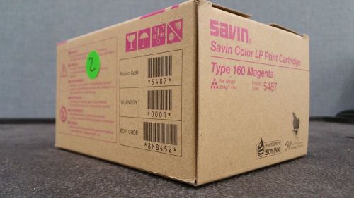 NEW OEM Ricoh/Savin 888452 (5487) MAGENTA Toner Cartridge Type 160