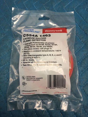 Honeywell C554A1463 Cadmium Sulfide Flame Detector