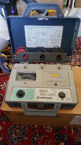 AMPROBE AMB-5KV INSULATION RESISTANCE RX &amp; AC/DC VOLTAGE METER D515048
