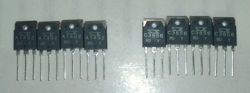 One Complimentary Pair of Genuine Sanken 2SA1492-Y 2SC3856-Y Japan Transistor