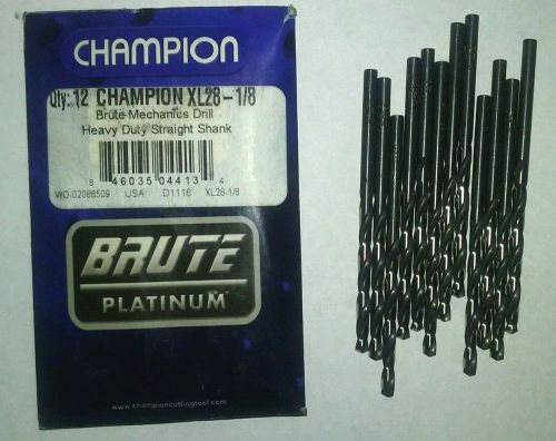 Champion Cutting Tool Corp Champion XL28-1/8 Brute Platinum 1/8-Inch HSS
