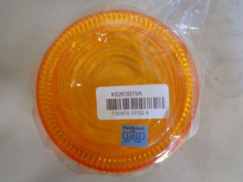 NEW FEDERAL SIGNAL K8263079A REPLACEMENT DOME AMBER