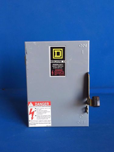 Square D 30A 240V  Indoor General Duty Safety Switch