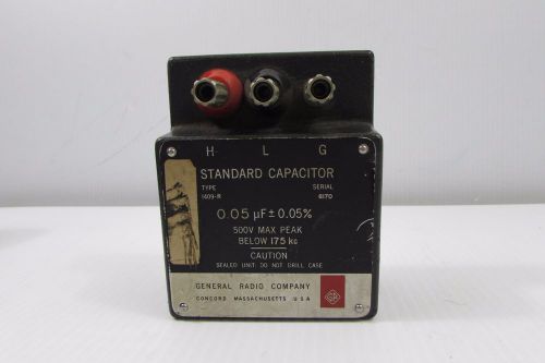 General Radio 1409-R .05 uF labortory Standard Capacitor