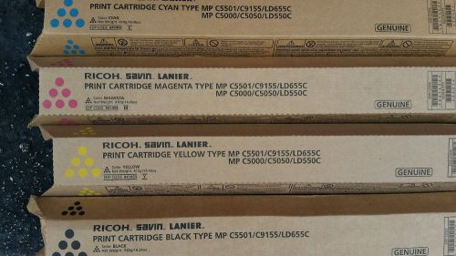 RICH MPC 4000/5000/3501/4501/5501 OEM TONER LOT.