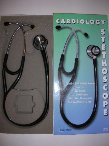 STETHOSCOPE MARK OF FITNESS CARDIOLOGY MODEL MF-632 STAINLESS STEEL HEAD &amp; BINAU