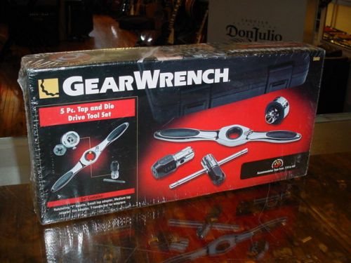 GearWrench 3880 5pc Tap &amp; Die Drive Tool Set Brand New! Free Shipping!