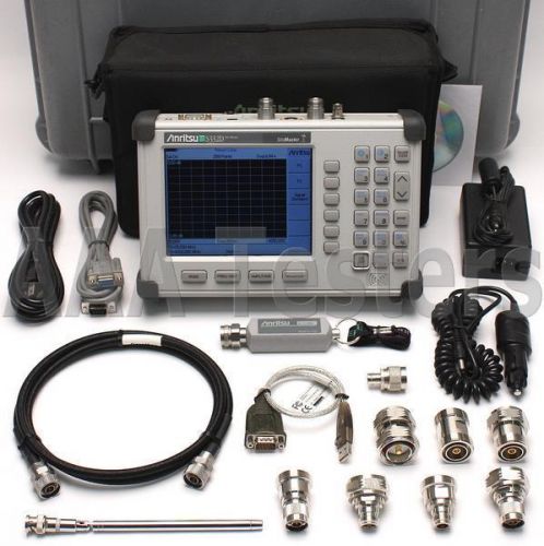 Anritsu sitemaster s332d cable / antenna &amp; spectrum analyzer w/ option 3: color for sale