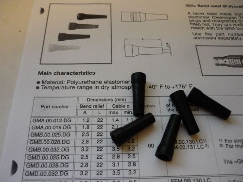 Lemo strain/bend relief boots for the 0b connectors  hi-temp (.025 ) for sale