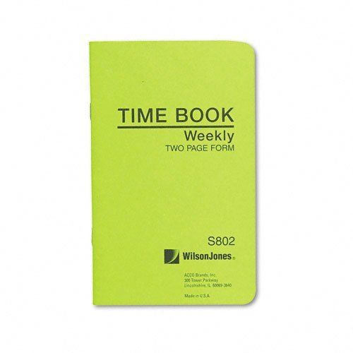 Wilson Jones Foreman&#039;s Pocket Size Employee Time Book, 4.13 x 6.75 Inches, 36
