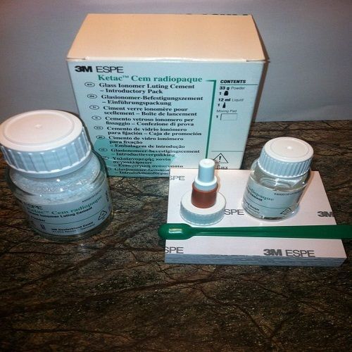 3 X 3M ESPE Ketac Cem Radiopaque Glass Ionomer Luting Cement Complete Kit