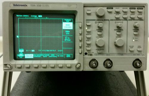 Tektronix TDS350 200Mhz Digital Oscilloscope,Tested, All Original Manuals!